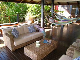 Lounge and hammocks